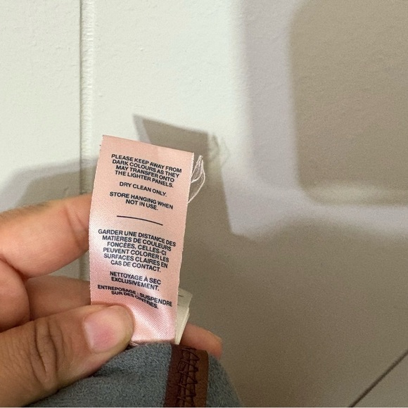 Nanushka Vinni Patchwork Vegan Leather Pants Brown Size XL LuxeTrousers - Picture 13 of 14